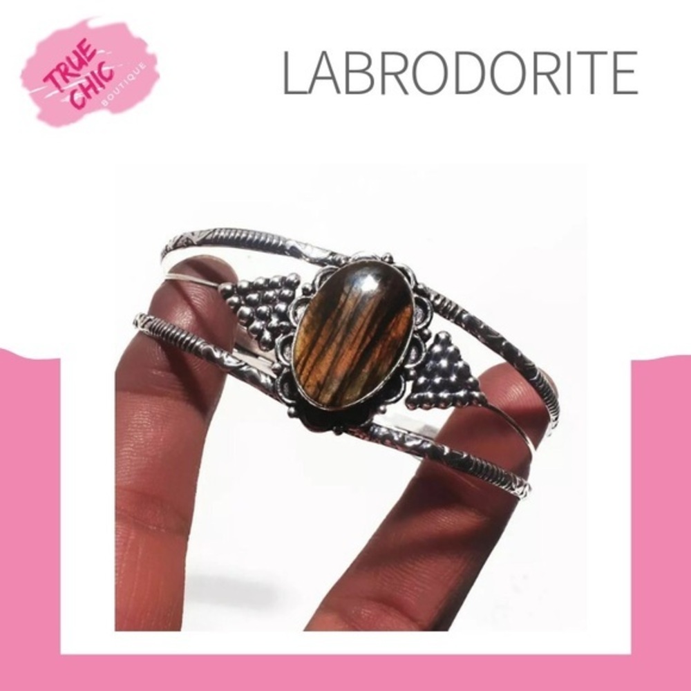 Labradorite Cuff Bracelet